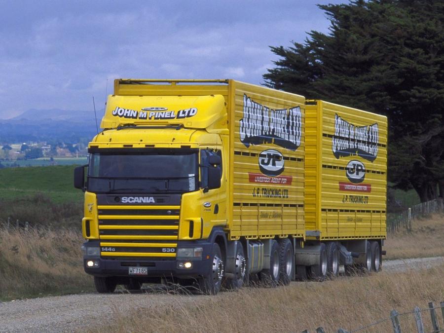  Scania R144G 530 8x4 1995 года  (NZ) (фото 3 из 4)